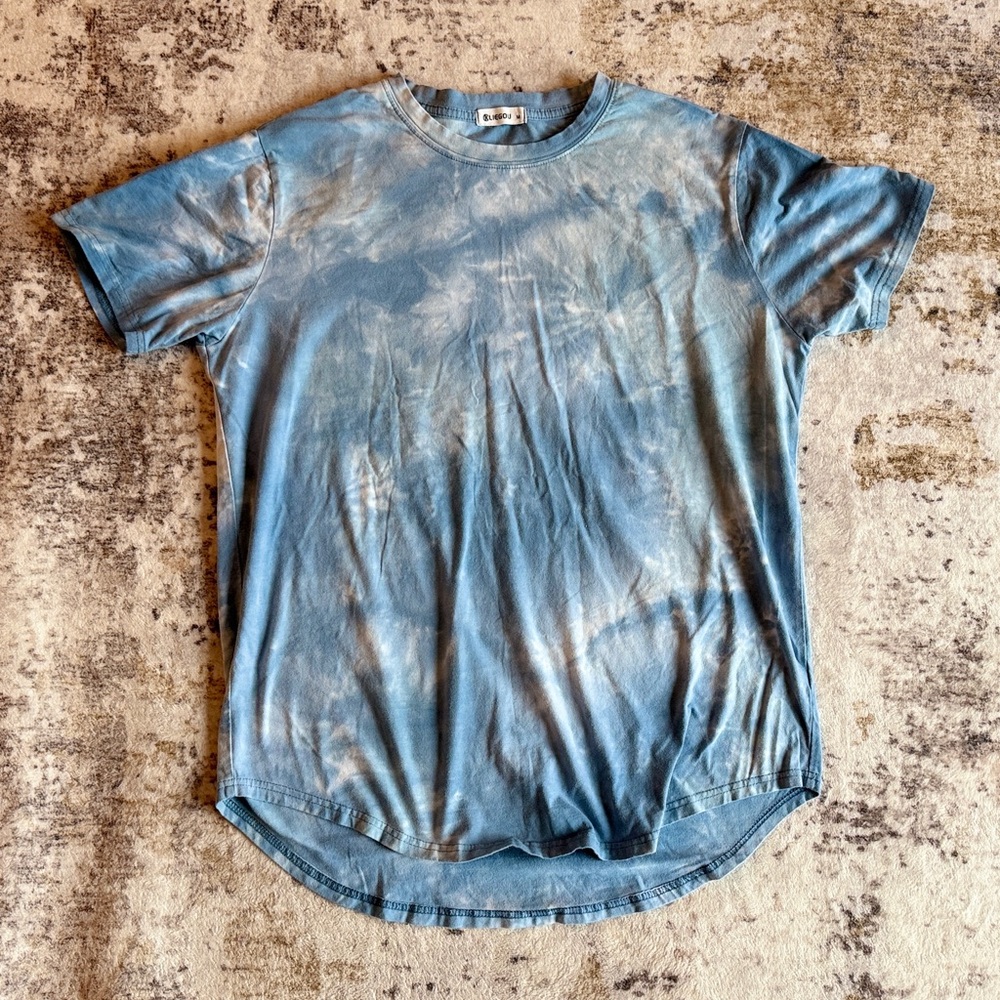Men’s Tie-Dye Blue Short Sleeve Tee